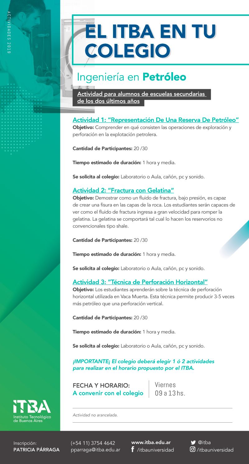ITBA - INGENIER&Iacute;A EN PETR&Oacute;LEO